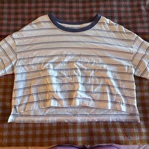 Striped Short Sleeve Top